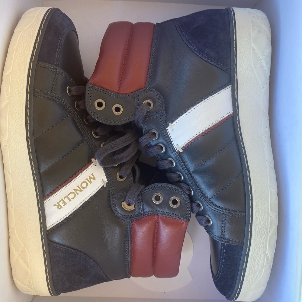 MONCLER “LYON” HIGH TOP SNEAKERS EU40 (US Men’s 7)